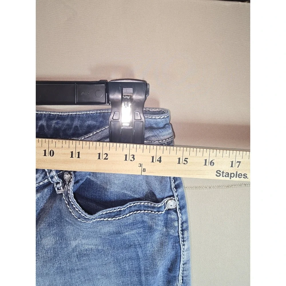 Apt 9 Womens‎ Denim Jean Pants Bling Buttons Accent Pockets